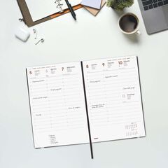 Agenda Finocam Mara Y10 sem/vista vertical cas 2026 azul