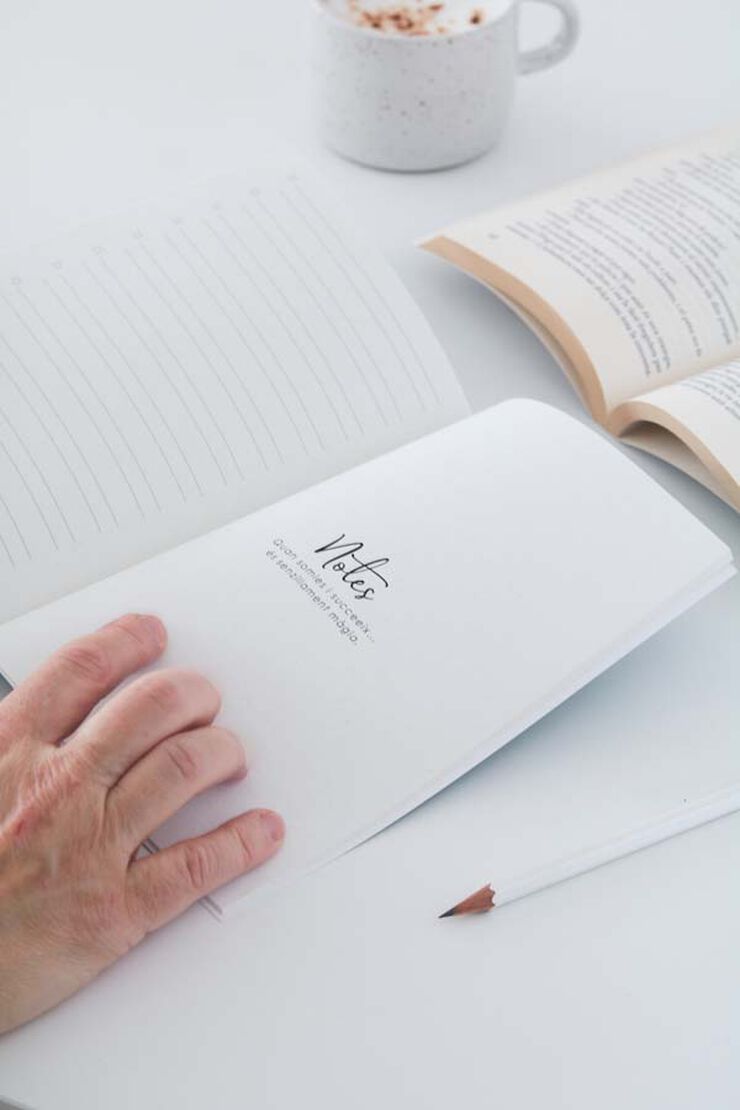 Diario de Lecturas adulto Drapets Flores Roses