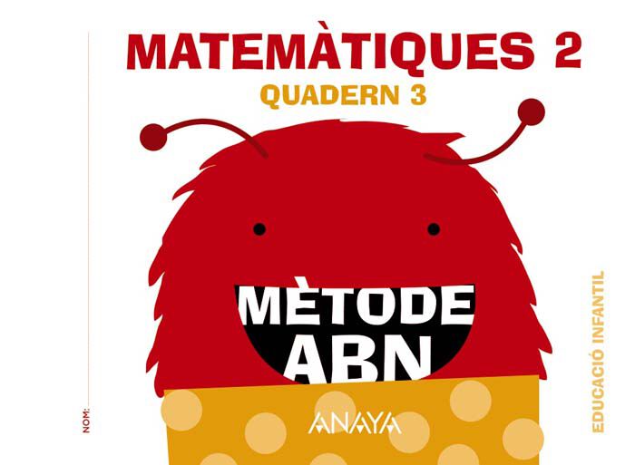 Matem&agrave;tiques ABN. Nivell 2. Quadern 3.