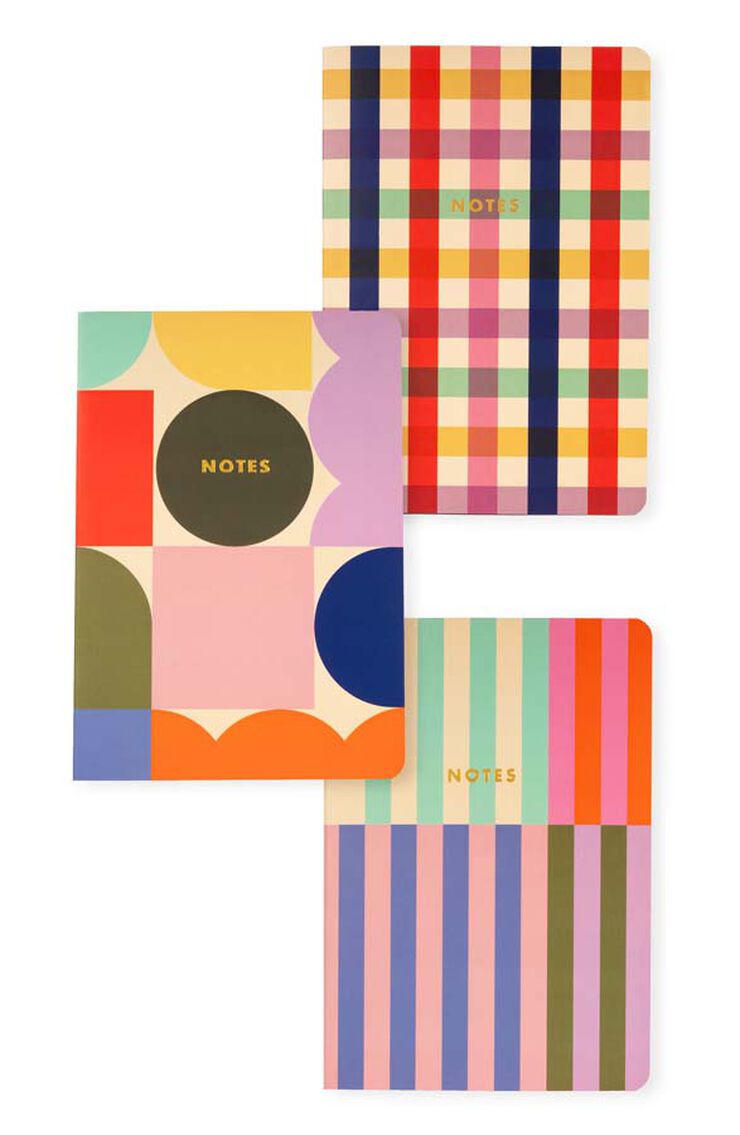 Set 3 Libretas A5 Kikkerland