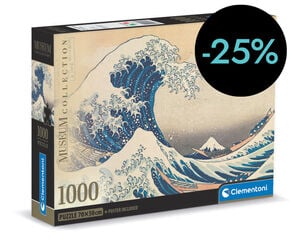 Puzle 1000 piezas Compackbox Hokusai Gran Ola