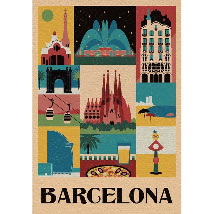 Puzzle 1000 piezas Style In The City Barcelona