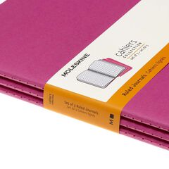 Pack 3 Llibretes Moleskine P Rosa Ratlla
