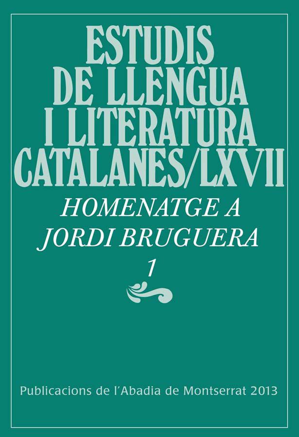Miscel&middot;l&agrave;nia Jordi Bruguera, 1