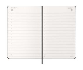 Agenda Moleskine 12 meses día/pág 2026 tapa dura L negro