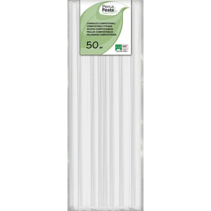 Canyetes Fiesta Compostables Blanco