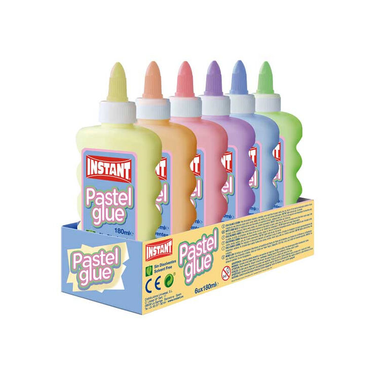 Cola Instant Pastel 180ml colores surtidos