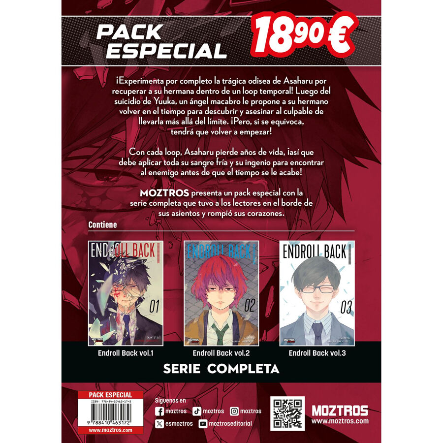 Endroll back Pack Especial