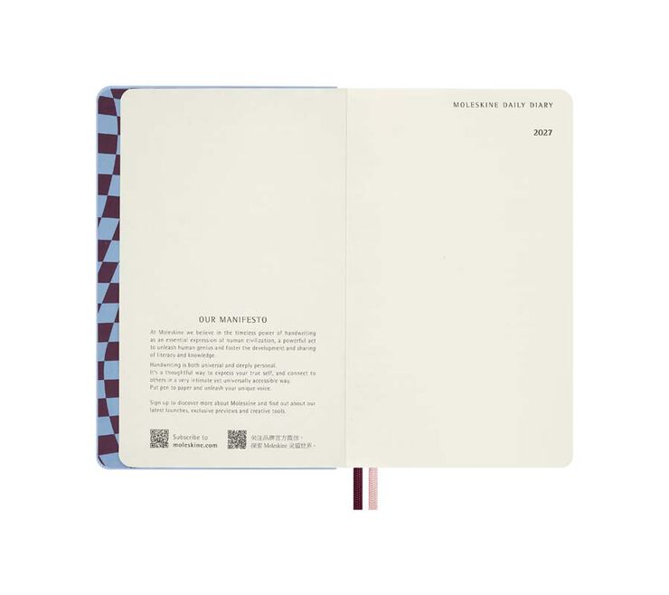 Agenda Moleskine tapa dura di&agrave;ria Large 2027 Al&iacute;cia