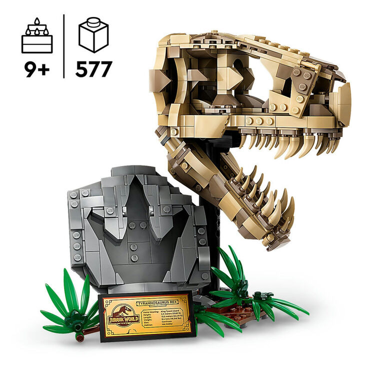 LEGO® Jurassic World Fósiles de Dinosaurio: Cráneo de T. Rex 76964