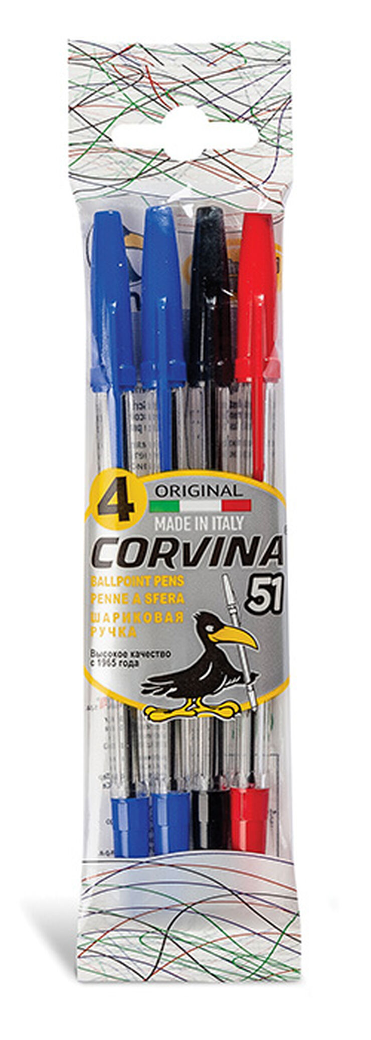Bolígrafos Corvina 51 Classic 4u