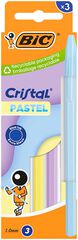 Bol&iacute;graf Bic Cristal Pastel 3u blau/lila/groc
