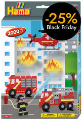 Midi mosaico 3D Hama Bomberos 2000 piezas