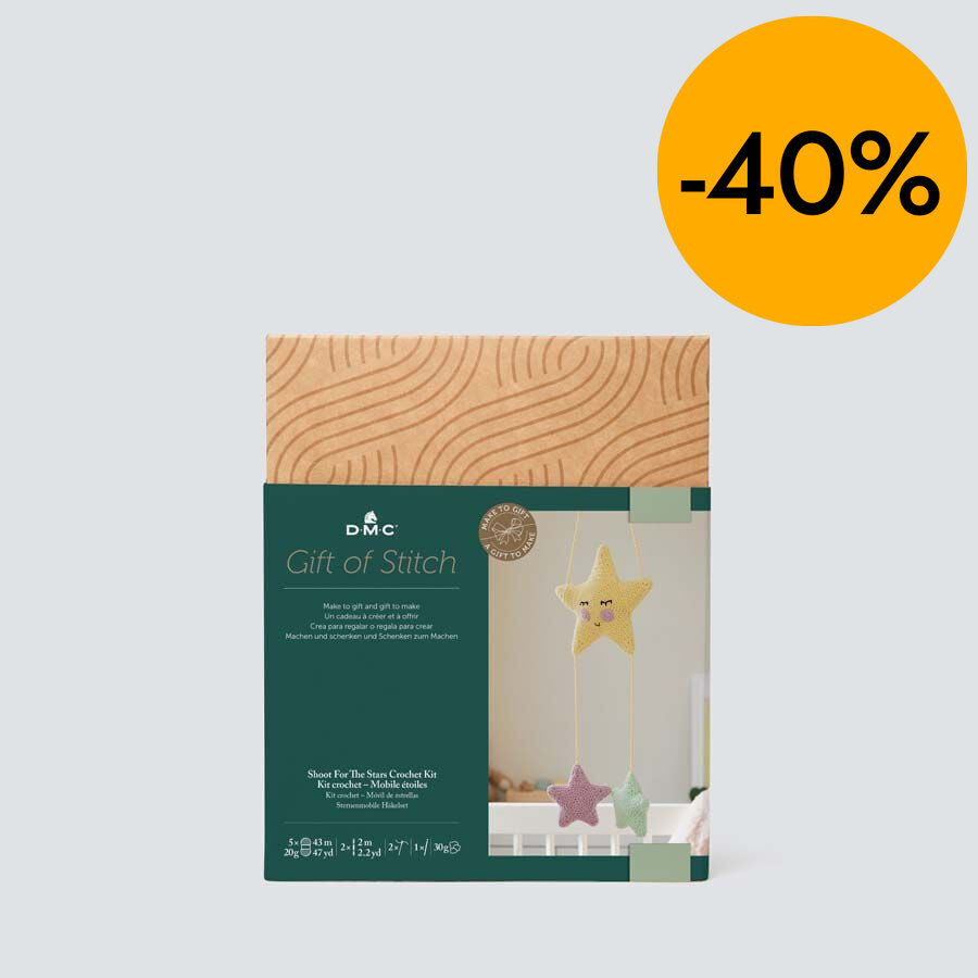 Kit Crochet M&oacute;vil Estrellas DMC