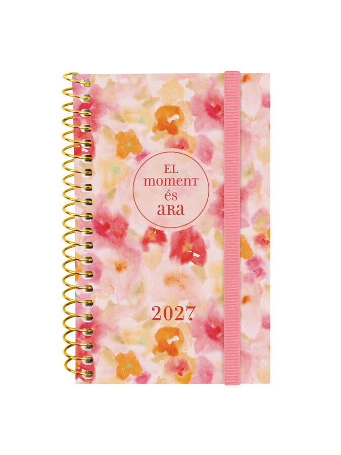 Agenda Finocam Design Collection Semana Vista Horizontal 2027 Catal&aacute;n Lema