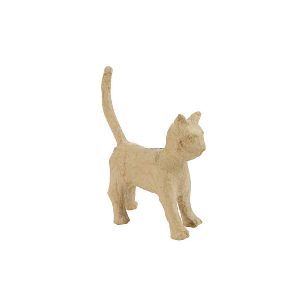 Figura papel mach&eacute; D&eacute;copatch Gato 10cm