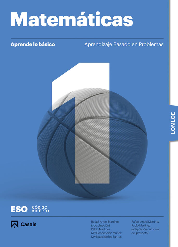Aprende lo b&aacute;sico. Matem&aacute;ticas 1 ESO. LOMLOE