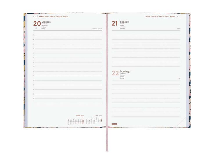 Agenda Finocam Berlín Y10 día/pág cas 2026 Hojas