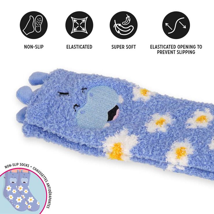 Mitjons antilliscants infantil Legami Hippo