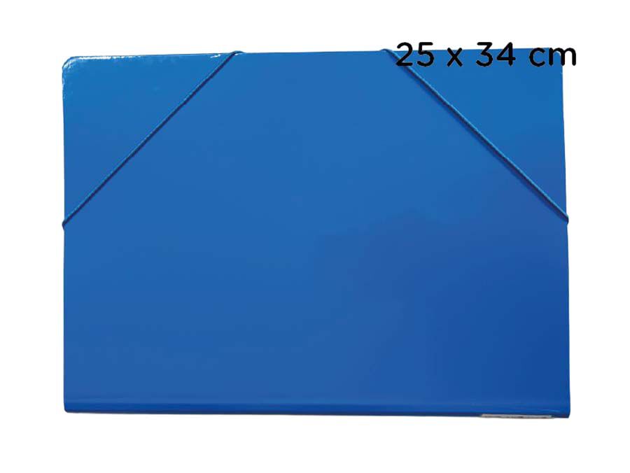 Carpeta solapa gomes Thau blau fosc