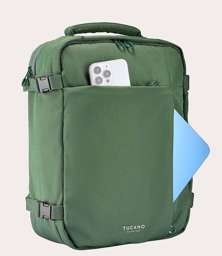 Mochila cabin Tucano Tug&oacute; M 20L verde