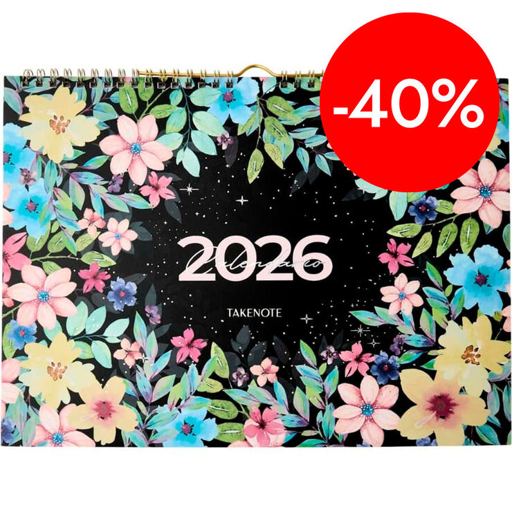 Calendario pared Takenote 2026 Adele