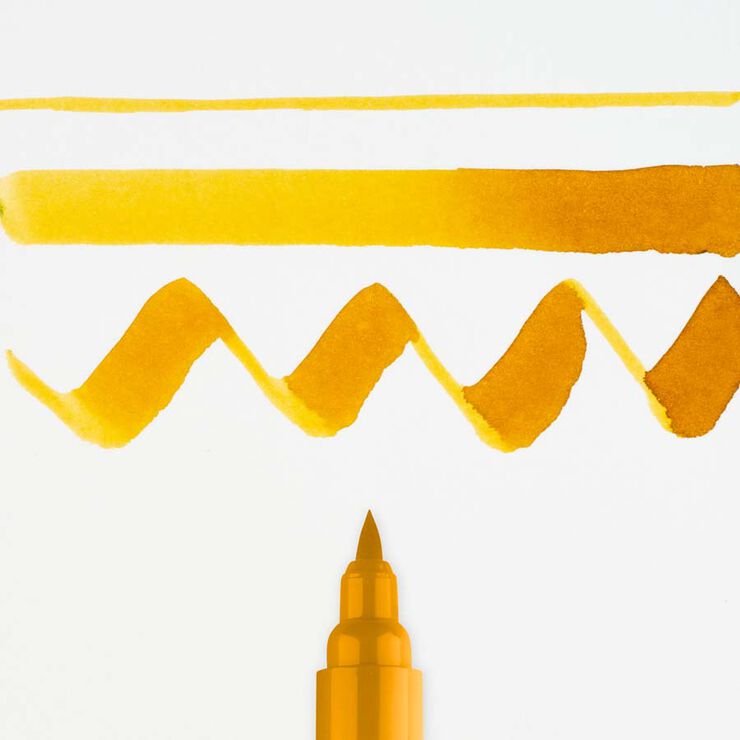 Rotulador Ecoline Brush Pen ocre amarillo 227