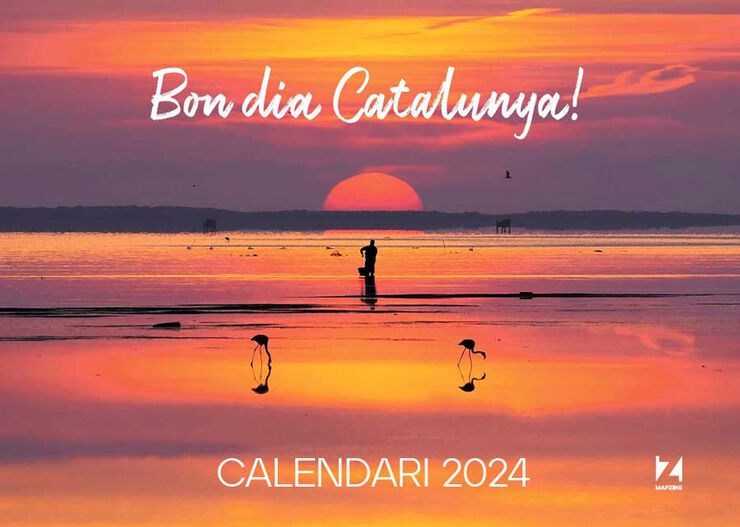 Calendari pared 2024 Bon Dia Catalunya catalán