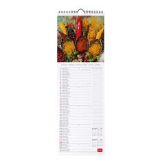 Calendari paret Legami 16X49 2024 Herbs &Spice