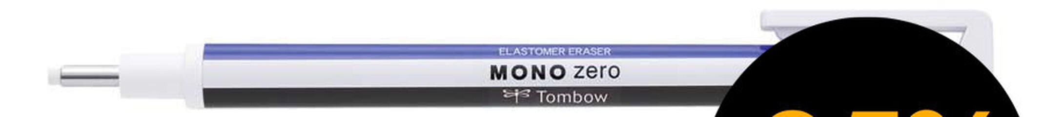 Portagomas Tombow Mono Zero blanco