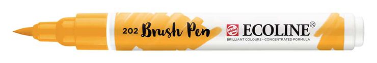 Rotulador Ecoline Brush Pen amarillo oscuro 202
