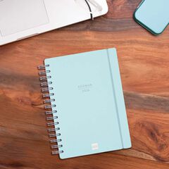 Agenda Finocam 16 mesos Haiku E10 setm/vista cas 2025-26 blau