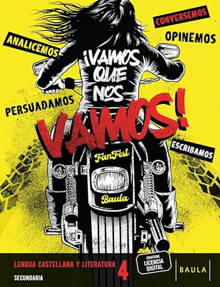 Lengua castellana y literatura 4º Secundaria Libro alumno Fanfest