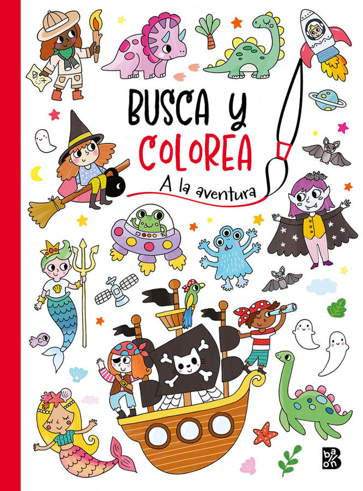 Busca y colorea - A la aventura