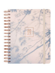 Agenda Finocam Optimal Semana Vista Horizontal 2027 Multiling&uuml;e Gris