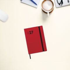 Agenda Finocam Mara Semana Vista Vertical 2027 Catal&aacute;n Rojo