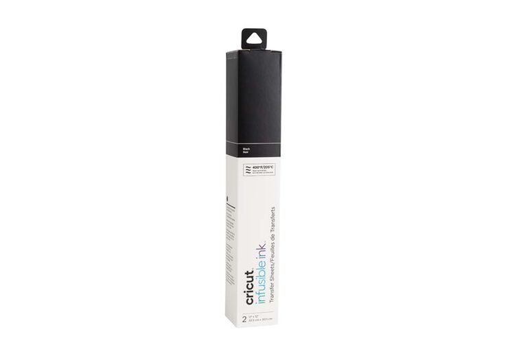 Infusible Ink transfer 30,5x30,5cm negro 2 hojas