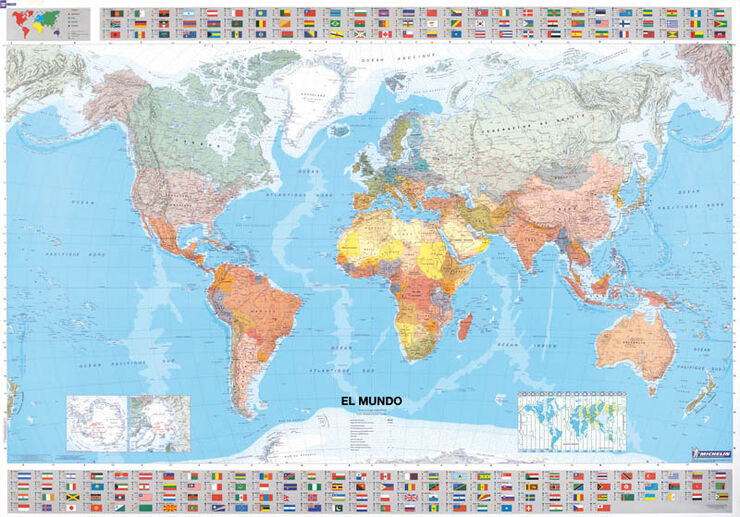 Mapa tubo El Mundo (plastificado)