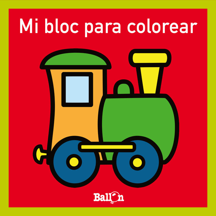 Mi bloc para colorear - Tren