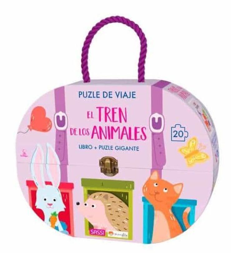 El tren de los animales. puzle de viaje. con puzzle edic. ilustrado (español)