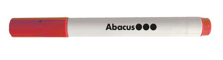 Rotulador Pizarra blanca Abacus rojo