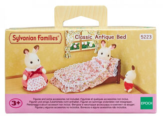 Ambientes Sylvanian Families Cama antiguo clásico