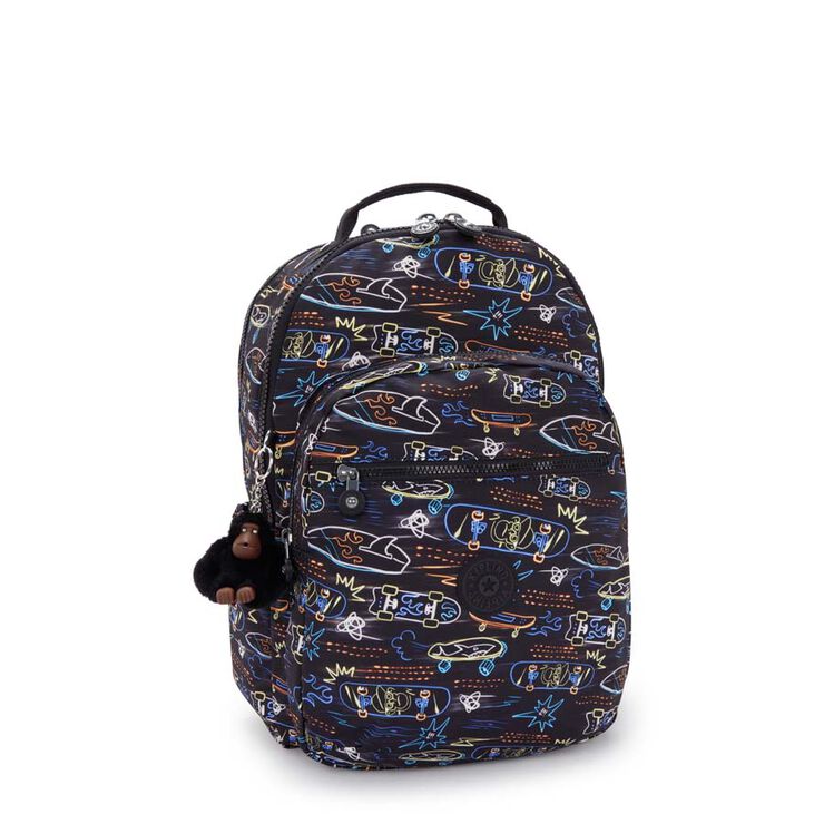 Mochila Kipling Seoul Lap Neon Skate
