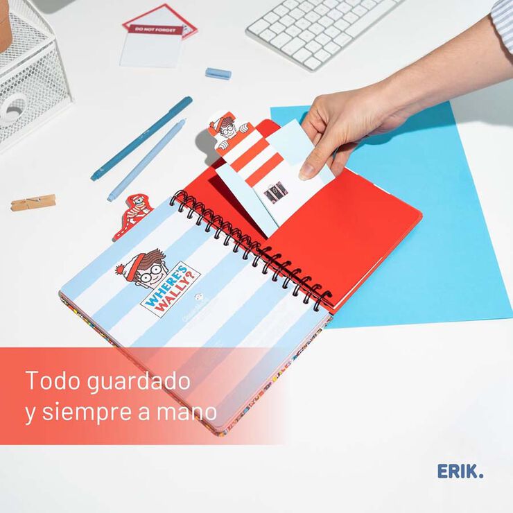 Agenda escolar Erik A5 setm/vista multilingüe 2025-26 Wally