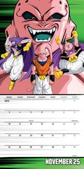 Calendario Pared 2025 30x30cm Dragon Ball Z