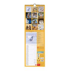 Calendari paret Legami 16X49 2024 Owls
