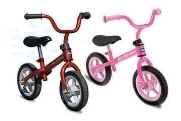 Bicicleta rosa Chicco First Bike sense pedals