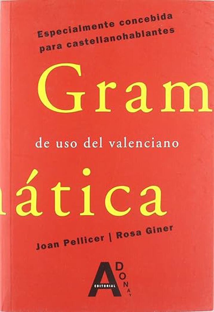 ARBENA Gramática de uso del valenciano