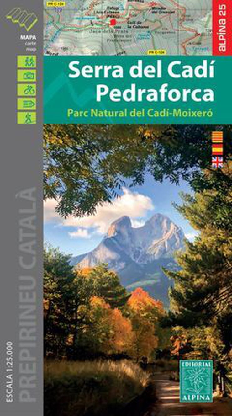 Serra de Cadí Pedraforca 1:25.000