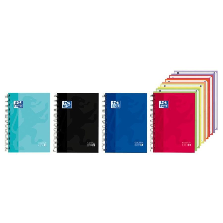 Notebook A4 Tapa Flexible 150 Hojas Colores Oxford
